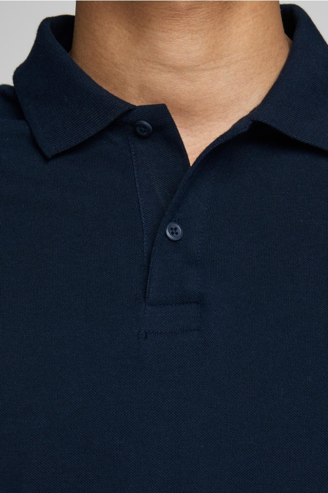 JJEBASIC POLO SS NOOS 12136516 Navy Blazer/SLIM FIT